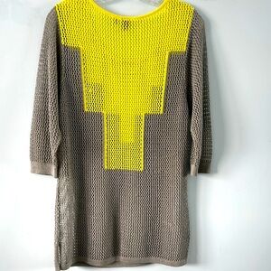 Gray and Yellow Women's Sweaters
